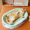 Corrugated Kraft Paper Cat Scratcher Bed