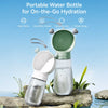 Portable Dog Water Bottle with Foldable Drinking Cup for Travel