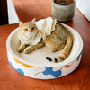 Corrugated Kraft Paper Cat Scratcher Bed