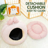 Cozy Enclosed Teepee Pet Bed for Small Dogs and Cats