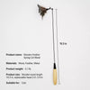 Interactive Feather Cat Wand Toy with Wooden Handle