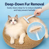 Long-and-Short-Tooth Stainless Steel Rake Comb for Dogs & Cats