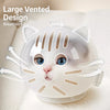 Transparent Plastic Cat Cone Collar for Grooming and Handling