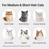 2-in-1 Cat & Dog Deshedding and Detangling Grooming Brush