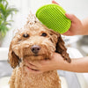 Silicone Pet Bathing & Grooming Brush