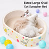 Deep Corrugated Cardboard Cat Scratcher Bed