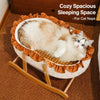 French-Style Cat Bed for Everyday Lounging