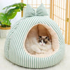 Cozy Enclosed Teepee Pet Bed for Small Dogs and Cats