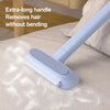 Long-Handle Pet Hair Remover Brush for Furniture & Carpets