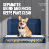 Plastic Dog Potty Tray with Walls, Drawer & Wire Grate