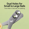 Cat Nail Clippers with Two-Size Round Openings