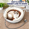 Cat Bed with Built-In Scratching Pad and Washable Cushion
