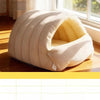 Semi-Enclosed Cat and Dog Bed with Removable Cover