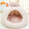 Cozy Enclosed Teepee Pet Bed for Small Dogs and Cats