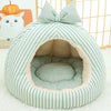Cozy Enclosed Teepee Pet Bed for Small Dogs and Cats