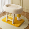 Space-Saving Cat Scratcher and Bed with Sisal Climbing Frame