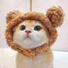 Animal-Inspired Pet Costume Hats for Cats and Dogs