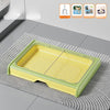 Plastic Dog Potty Tray with Walls, Drawer & Wire Grate