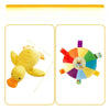 Plush Squeaky Dog Toys – Duck, Disc & Pizza Designs