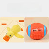 Plush Squeaky Dog Toys – Duck, Disc & Pizza Designs