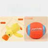 Plush Squeaky Dog Toys – Duck, Disc & Pizza Designs