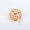 Plush Squeaky Dog Toys – Duck, Disc & Pizza Designs