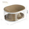 Corrugated Cardboard Cat Scratcher Bed and Tunnel