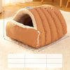 Polyester Semi-Enclosed Pet Bed for Cats and Small Dogs