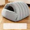 Polyester Semi-Enclosed Pet Bed for Cats and Small Dogs