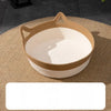 Handwoven Rattan Cat Bed